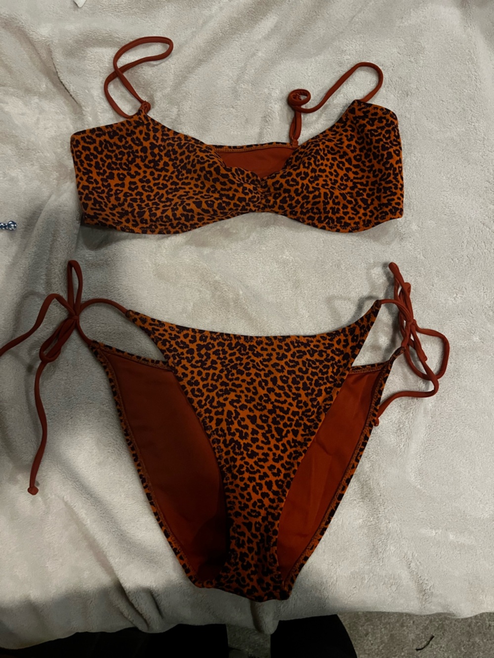 PacSun Leopard Print Bikini Set